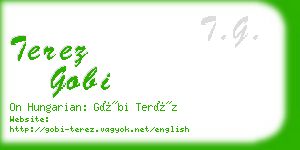 terez gobi business card